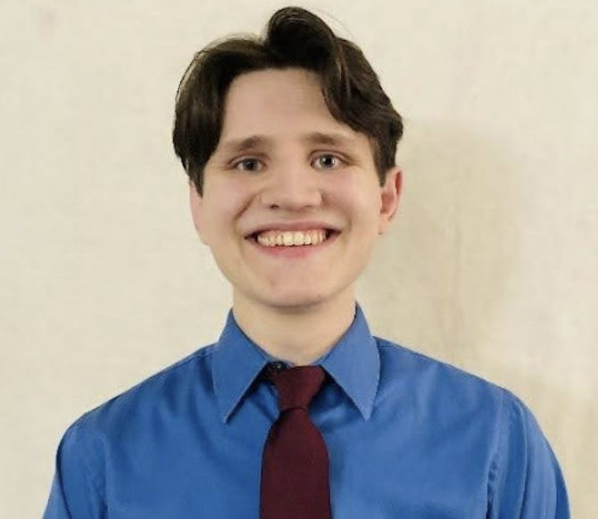 Medium shot of Anthony Devany